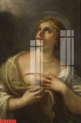 File in mica Tranh sơn dầu phương tây tổng hợp STS41436 (bản gốc) siêu trong