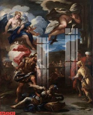 Mua file gốc Tranh sơn dầu phương tây tổng hợp STS41439 (PSD) tại Filetranh.com