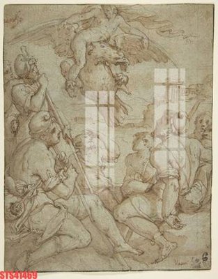 File ảnh Tranh sơn dầu phương tây tổng hợp STS41469 (gốc) in biển hiệu