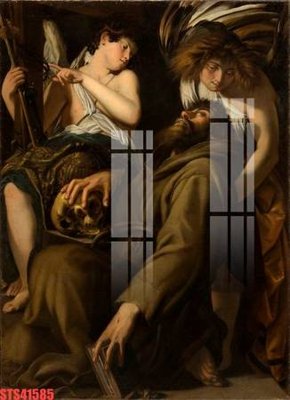 File gốc in ấn Tranh sơn dầu phương tây tổng hợp STS41585 chất lượng vượt trội