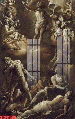 File tranh Tranh sơn dầu phương tây tổng hợp STS41586 (file gốc) chủ đề phong thủy