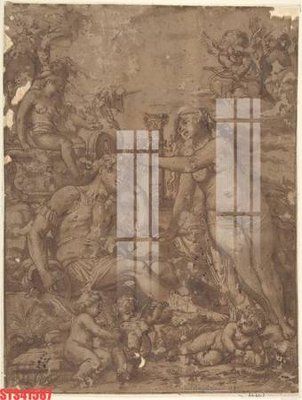 File gốc Tranh sơn dầu phương tây tổng hợp STS41587 (chuẩn màu) cho in offset