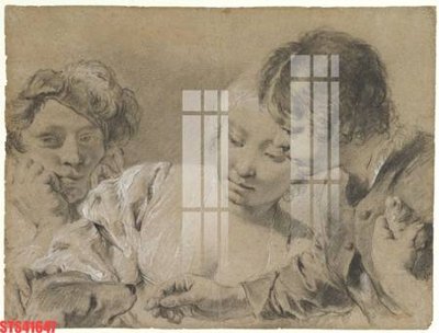 Download file Tranh sơn dầu phương tây tổng hợp STS41647 (gốc) in mica đèn LED