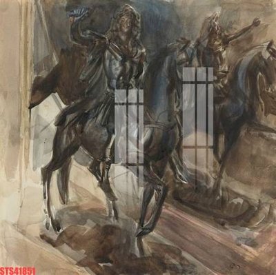 File gốc Tranh sơn dầu phương tây tổng hợp STS41851 (in mica) trang trí