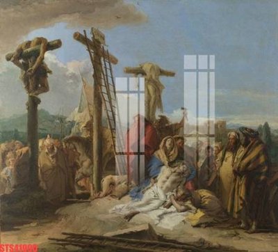 File gốc in tráng gương Tranh sơn dầu phương tây tổng hợp STS41990 chi tiết