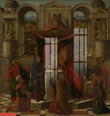 Ảnh gốc Tranh sơn dầu phương tây tổng hợp STS42058 (độ nét cao) in tráng gương