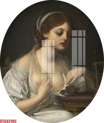 File gốc Tranh sơn dầu phương tây tổng hợp STS42105 (phong cách) tối giản