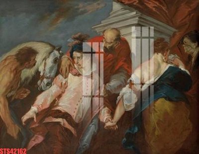 File ảnh Tranh sơn dầu phương tây tổng hợp STS42162 (gốc) in poster