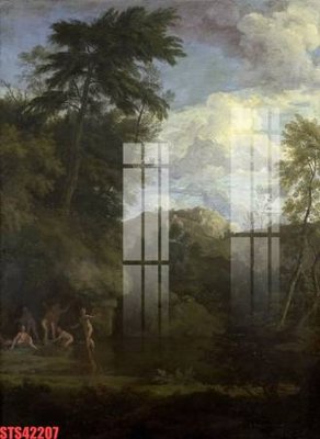 File gốc Tranh sơn dầu phương tây tổng hợp STS42207 (in ấn) không giới hạn