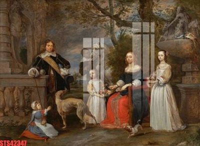 File tranh Tranh sơn dầu phương tây tổng hợp STS42347 (bản gốc) treo quán cafe