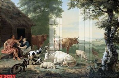 Tải file tranh gốc Tranh sơn dầu phương tây tổng hợp STS42377 chất lượng cao