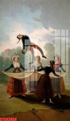 File tranh gốc in trần nhà Tranh sơn dầu phương tây tổng hợp STS42454 3D