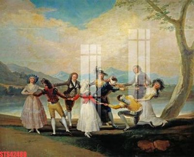 File gốc Tranh sơn dầu phương tây tổng hợp STS42489 (in lụa) cao cấp