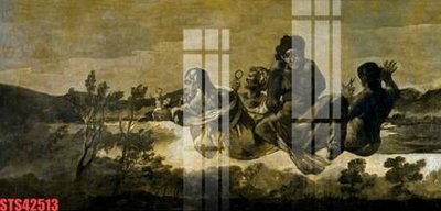 File PSD Tranh sơn dầu phương tây tổng hợp STS42513 (bản gốc) đã tách nền