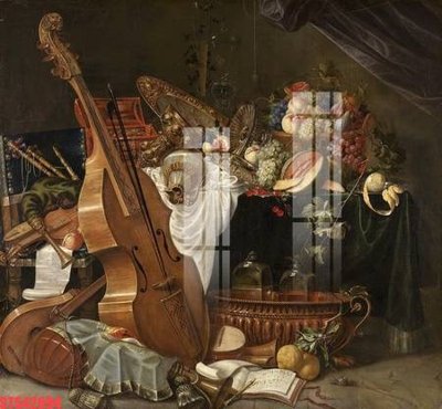 File gốc Tranh sơn dầu phương tây tổng hợp STS42694 (in tráng gương) sang trọng