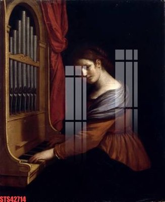 File tranh in trần 3D Tranh sơn dầu phương tây tổng hợp STS42714 (ảnh gốc)