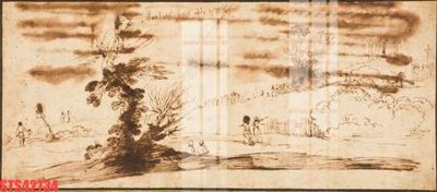 Download file gốc Tranh sơn dầu phương tây tổng hợp STS42734 (in lụa) tranh 3D