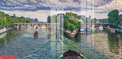 File ảnh Tranh sơn dầu phương tây tổng hợp STS42851 (gốc) dùng in Pano