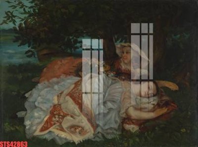 Tải file Tranh sơn dầu phương tây tổng hợp STS42863 (gốc) in tranh tráng gương