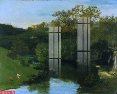 Ảnh gốc Tranh sơn dầu phương tây tổng hợp STS42871 (siêu chi tiết) để in ấn