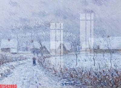 File tranh Tranh sơn dầu phương tây tổng hợp STS42883 (gốc) chủ đề thành phố