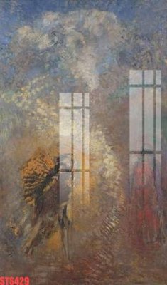 Ảnh gốc Tranh sơn dầu phương tây tổng hợp STS429 (độ nét cao) in tráng gương