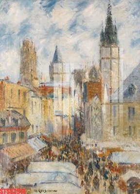 Tải file Tranh sơn dầu phương tây tổng hợp STS42914 (gốc) chủ đề phong thủy