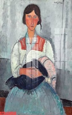 File tranh Tranh sơn dầu phương tây tổng hợp STS43050 (bản gốc) in lụa dán tường