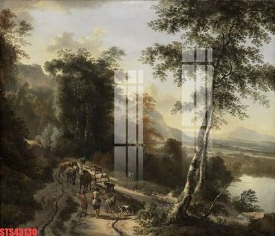 File ảnh gốc Tranh sơn dầu phương tây tổng hợp STS43130 (chuyên in mica)