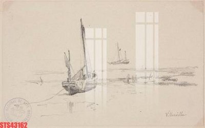 File in trần Tranh sơn dầu phương tây tổng hợp STS43162 (bản gốc) mây trời