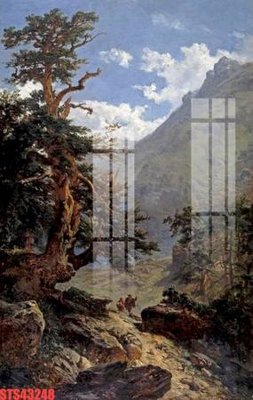 File tranh Tranh sơn dầu phương tây tổng hợp STS43248 (gốc) in film