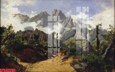 Download file Tranh sơn dầu phương tây tổng hợp STS43281 (chuẩn in) chất lượng cao