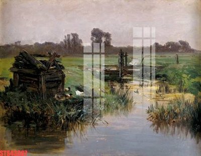 File in trần Tranh sơn dầu phương tây tổng hợp STS43367 (bản gốc) hoa văn