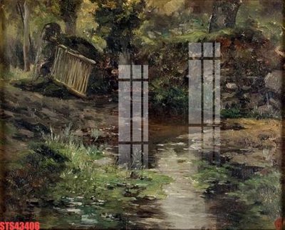 File gốc in ấn Tranh sơn dầu phương tây tổng hợp STS43406 chuẩn màu CMYK