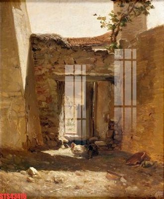 Hình ảnh file gốc Tranh sơn dầu phương tây tổng hợp STS43416 (chất lượng cao)