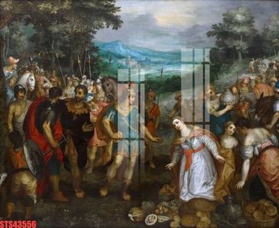 File gốc Tranh sơn dầu phương tây tổng hợp STS43556 (chủ đề hiện đại) trang trí