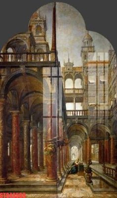 File gốc Tranh sơn dầu phương tây tổng hợp STS43569 (in mica) làm quà tặng