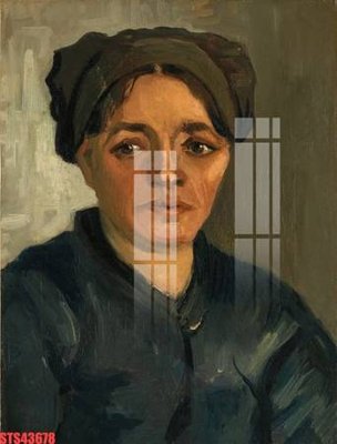 File tranh Tranh sơn dầu phương tây tổng hợp STS43678 (ảnh gốc) in trần nhà