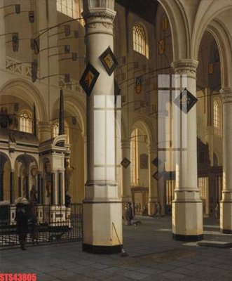 File tranh Tranh sơn dầu phương tây tổng hợp STS43805 (bản gốc) treo tường