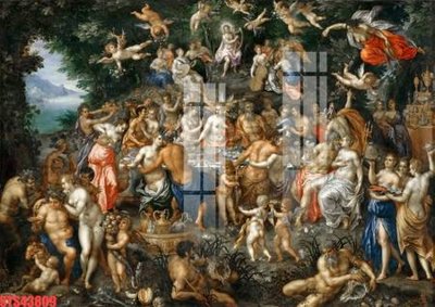 Download file ảnh gốc Tranh sơn dầu phương tây tổng hợp STS43809 để in ấn