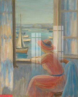 Tải file Tranh sơn dầu phương tây tổng hợp STS43948 (gốc) chủ đề hoa sen