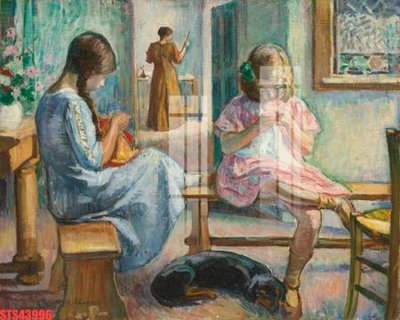 File gốc Tranh sơn dầu phương tây tổng hợp STS43996 (ảnh chi tiết) để in trần