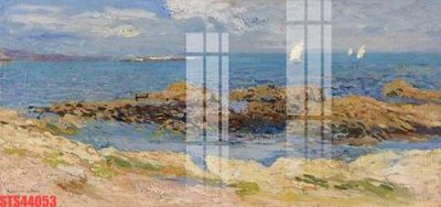 File in trần Tranh sơn dầu phương tây tổng hợp STS44053 (bản gốc) mây trời