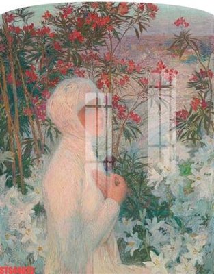 File gốc Tranh sơn dầu phương tây tổng hợp STS44073 (thiết kế) độc quyền