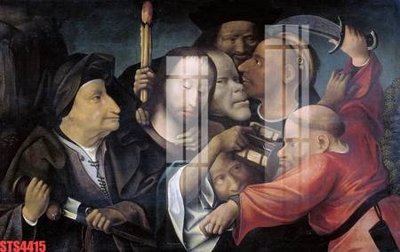 File gốc Tranh sơn dầu phương tây tổng hợp STS4415 (in lụa) họa tiết 3D