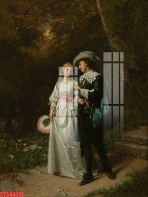 Tải file Tranh sơn dầu phương tây tổng hợp STS44241 (gốc) chủ đề hoa sen