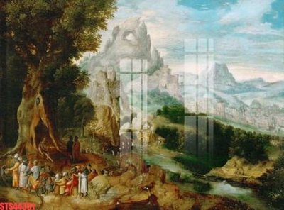 Download file gốc Tranh sơn dầu phương tây tổng hợp STS44351 (in lụa) cao cấp