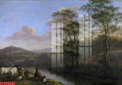 Download file Tranh sơn dầu phương tây tổng hợp STS44361 (gốc) in mica đèn LED