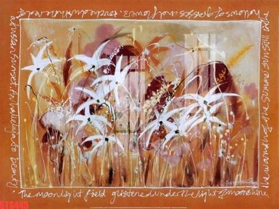 Ảnh gốc Tranh sơn dầu phương tây tổng hợp STS445 (nét căng) in mica