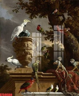 Download file Tranh sơn dầu phương tây tổng hợp STS44504 (gốc) in mica bàn thờ